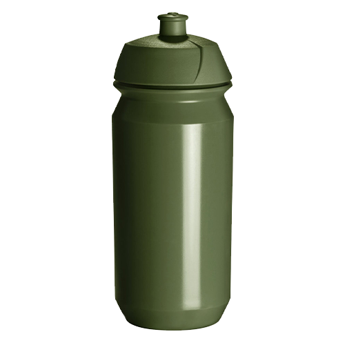 Tacx-bidon-Shiva-Bio-500-ml-bedrukken-olijfgroen