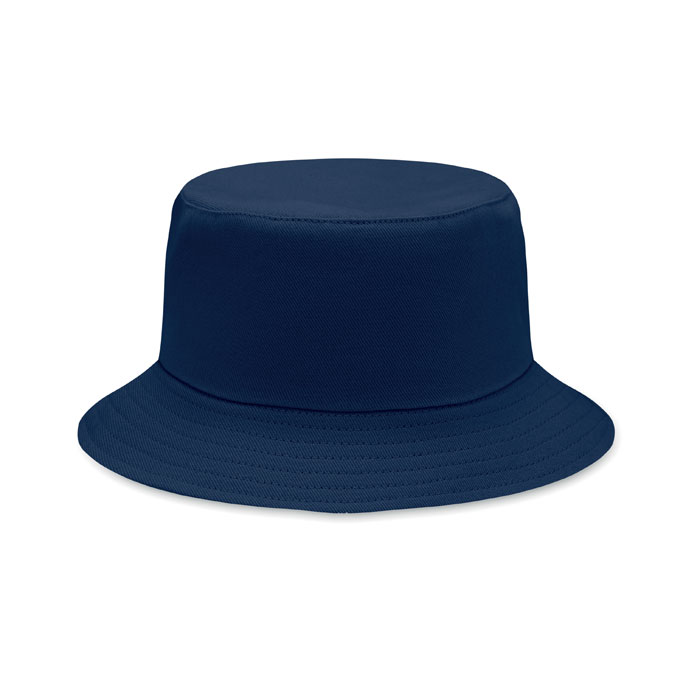 Vissershoedje-geborsteld-katoen-260-gm-bedrukken-donkerblauw