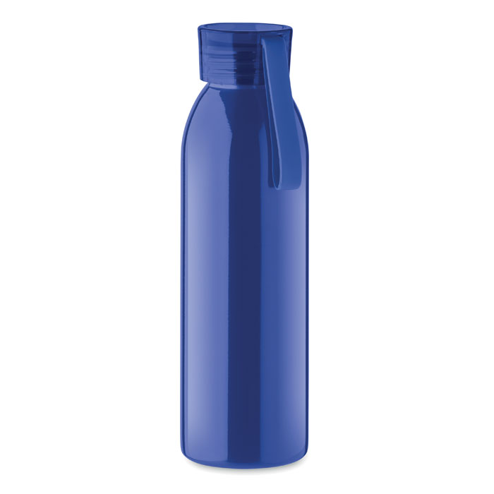 Drinkfles-met-siliconen-draaglus-RVS-650-ml-bedrukken-blauw