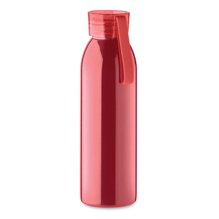 Drinkfles-met-siliconen-draaglus-RVS-650-ml-bedrukken-rood
