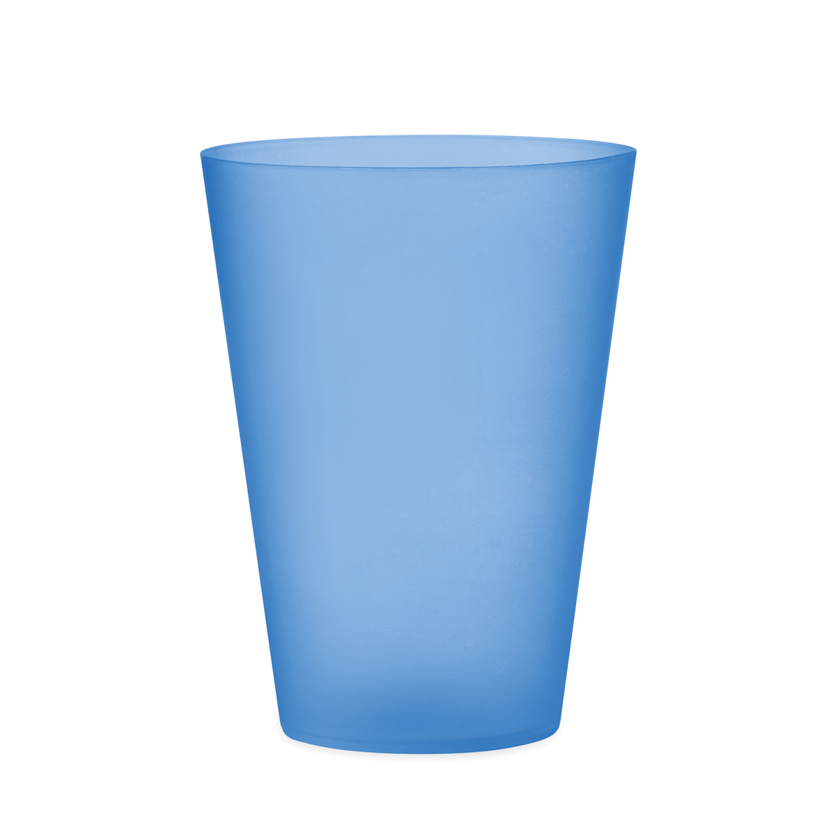 Herbruikbare-evenementenbeker-met-matte-afwerking-Polypropyleen-300-ml-bedrukken-blauw