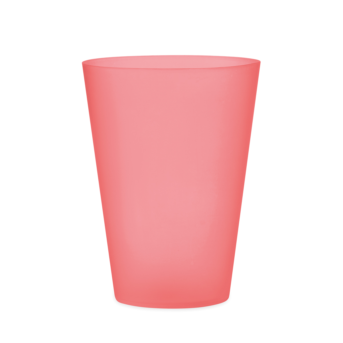 Herbruikbare-evenementenbeker-met-matte-afwerking-Polypropyleen-300-ml-bedrukken-rood