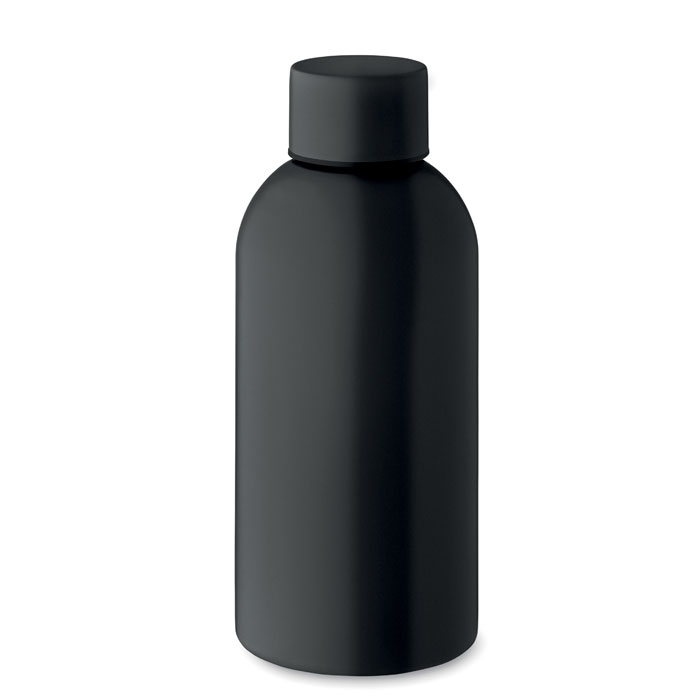 Drinkfles-Gerecycled-RVS-500-ml-bedrukken-zwart