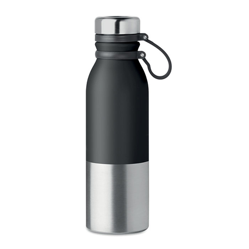 RVS-drinkfles-met-siliconen-grip-600-ml-bedrukken-zwart