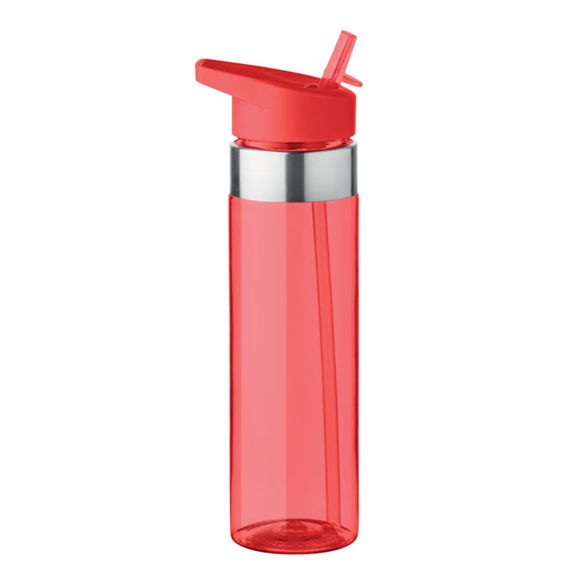 Tritan-waterfles-met-rietje-650-ml-bedrukken-rood
