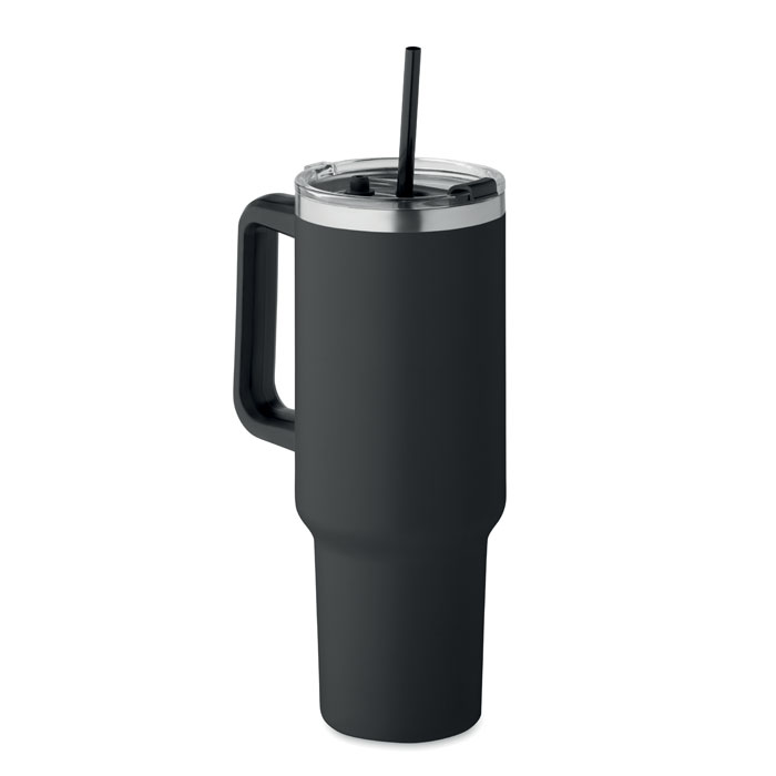 Thermosbeker-met-handgreep-en-rietje-Gerecycled-RVS-12L-bedrukken-donkerblauw