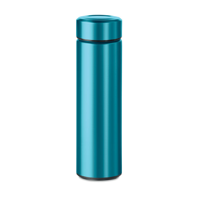 RVS-thermosfles-met-theezeef-425-ml-bedrukken-turquoise