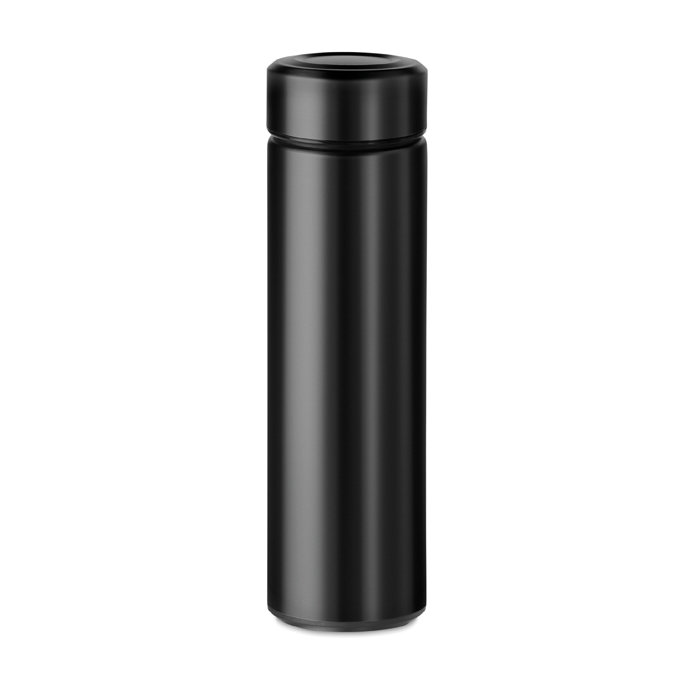 RVS-thermosfles-met-theezeef-425-ml-bedrukken-zwart