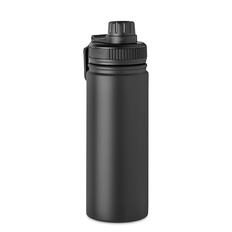 Vacum-gesoleerde-thermosfles-met-drinkdop-RVS-500-ml-bedrukken-zwart