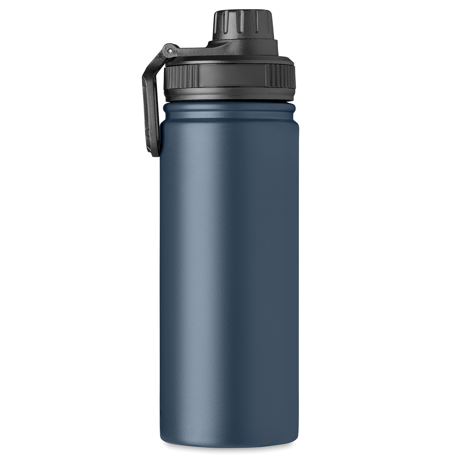 Vacum-gesoleerde-thermosfles-met-drinkdop-RVS-500-ml-bedrukken-donkerblauw