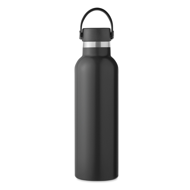 Thermosfles-met-rietje-Gerecycled-RVS-700-ml-bedrukken-zwart