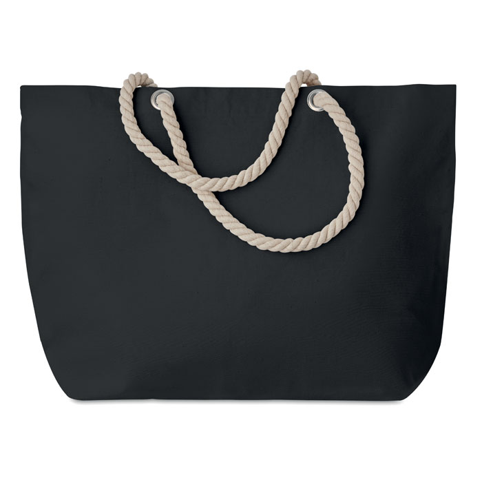Katoenen-strandtas-220-gm-55-x-39-cm-bedrukken-zwart