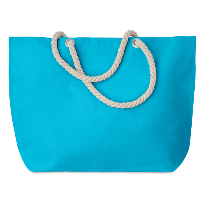 Katoenen-strandtas-220-gm-55-x-39-cm-bedrukken-lichtblauw