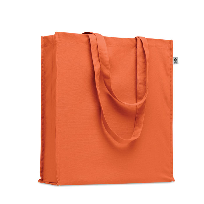 Biologisch-katoenen-draagtas-met-zijvouw-220-gm-38-x-42-cm-bedrukken-oranje