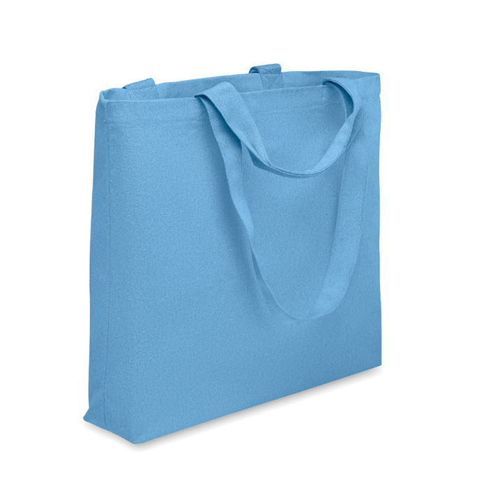 Strandtas-gerecycled-katoen-en-polyester-320-gm-37-x-49-cm-bedrukken-blauw