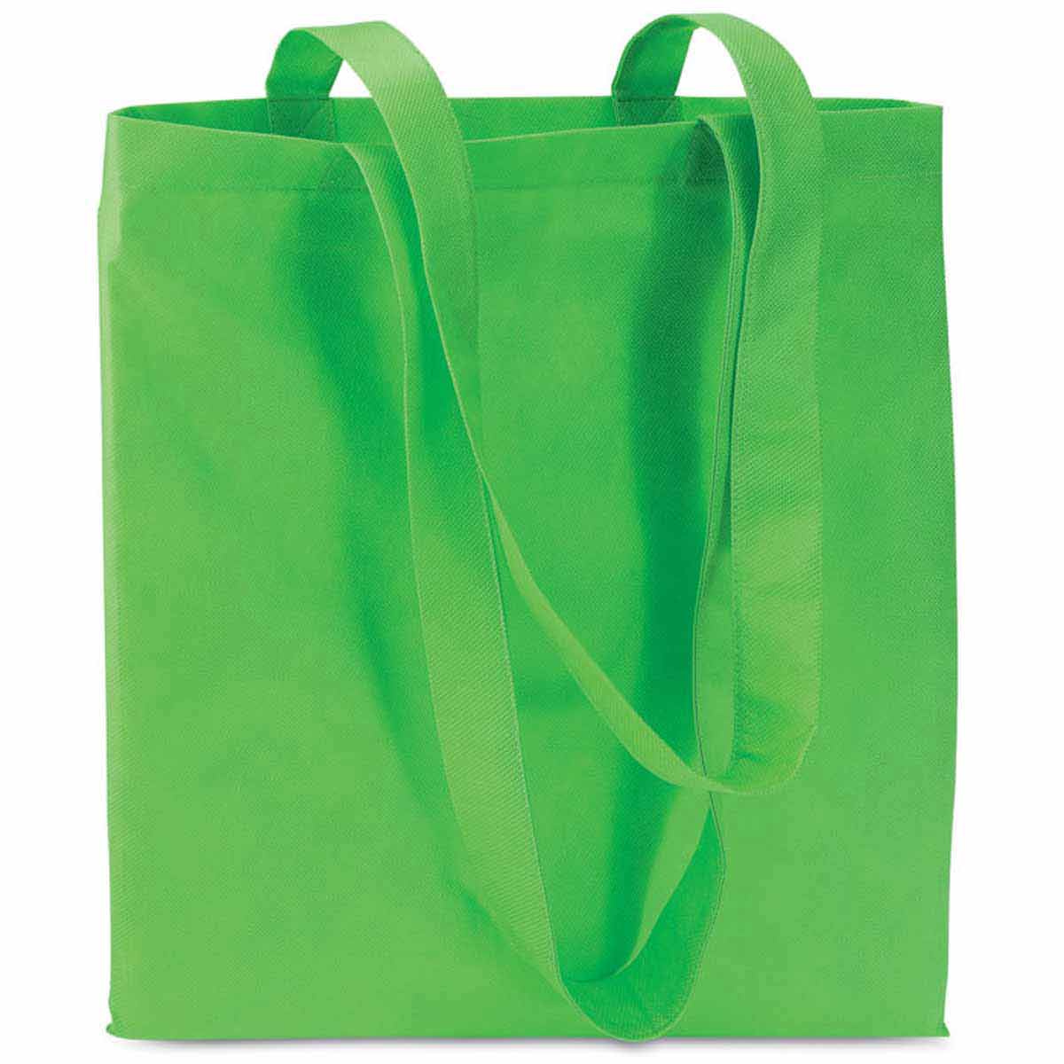 Non-woven-shopper-Polypropyleen-80-gm-40-x-40-cm-bedrukken-lichtgroen