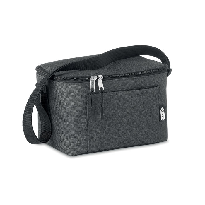 Koeltas-voor-6-blikjes-600D-RPET-3-liter-bedrukken-zwart