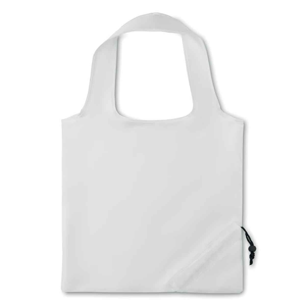 Opvouwbare-boodschappentas-met-trekkoordsluiting-210D-polyester-38-x-40-cm-bedrukken-wit