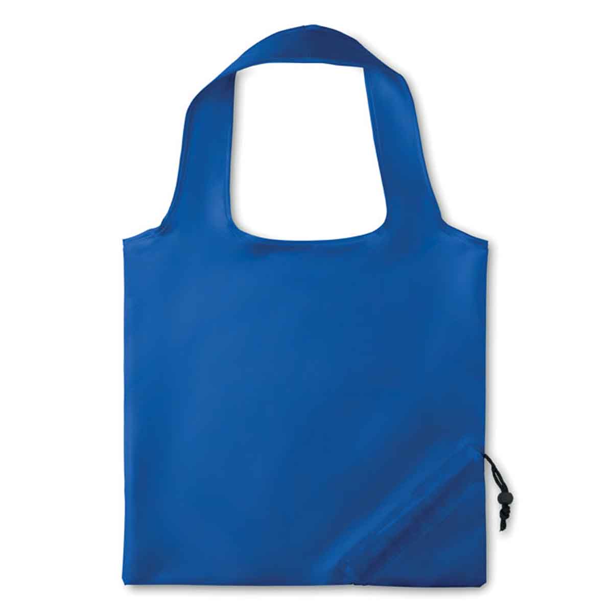 Opvouwbare-boodschappentas-met-trekkoordsluiting-210D-polyester-38-x-40-cm-bedrukken-blauw