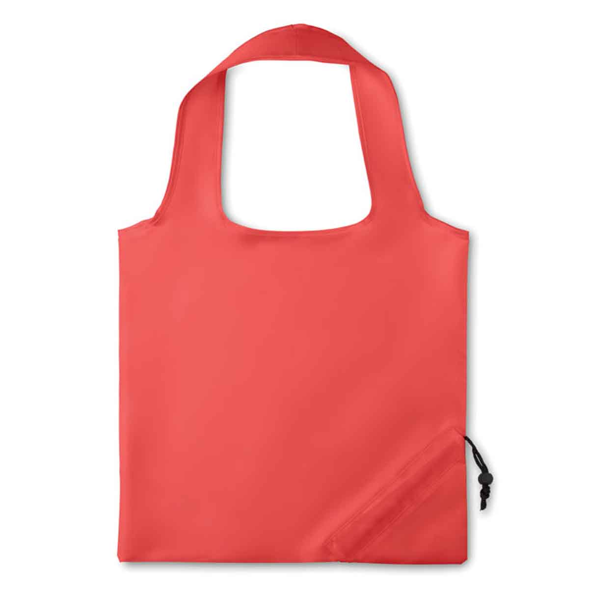 Opvouwbare-boodschappentas-met-trekkoordsluiting-210D-polyester-38-x-40-cm-bedrukken-rood