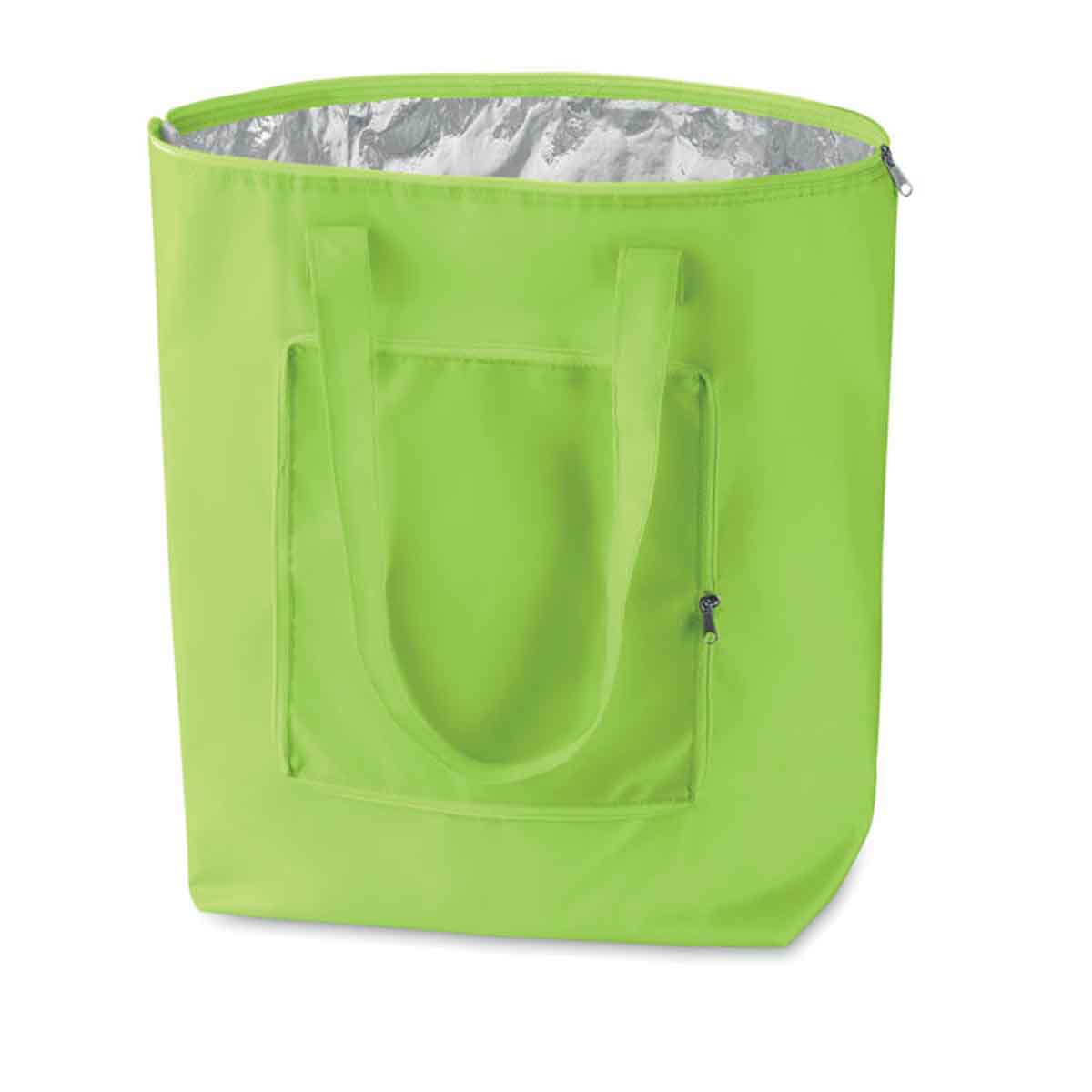 Opvouwbare-koeltas-210D-polyester-13-liter-bedrukken-lichtgroen