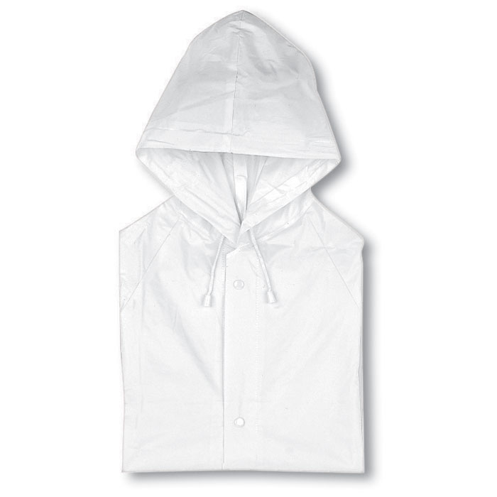 Regenjas-met-capuchon-en-drukknoopsluiting-PVC-bedrukken-wit