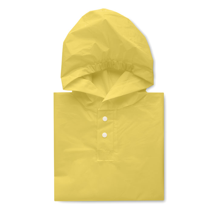Kinderponcho-met-capuchon-PEVA-2-5-jaar-bedrukken-geel