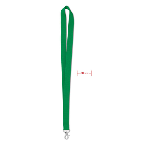 Basic-keycord-met-karabijnhaak-20-mm-bedrukken-groen