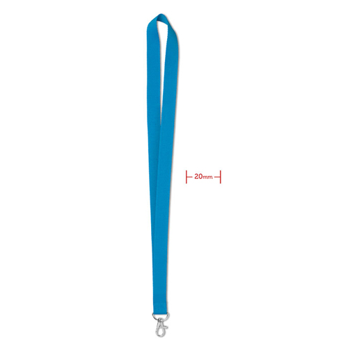 Basic-keycord-met-karabijnhaak-20-mm-bedrukken-lichtblauw