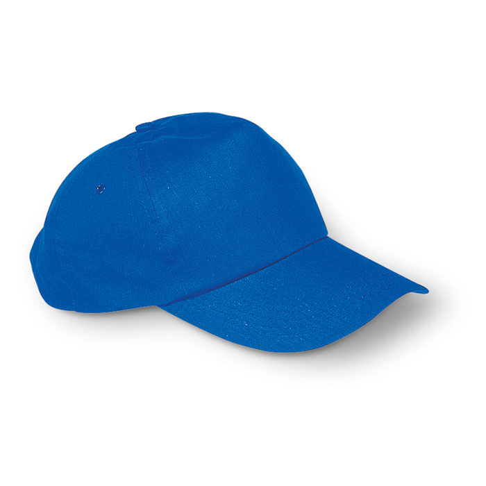 Baseball-pet-met-kunststof-sluiting-Katoen-160-gm-bedrukken-blauw