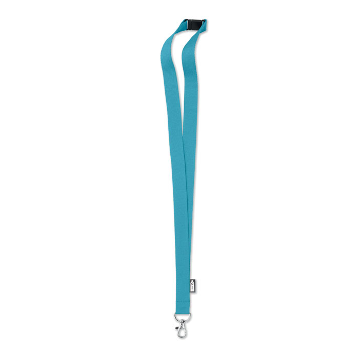 RPET-keycord-20-mm-Met-karabijnhaak-en-veiligheidssluiting-bedrukken-turquoise