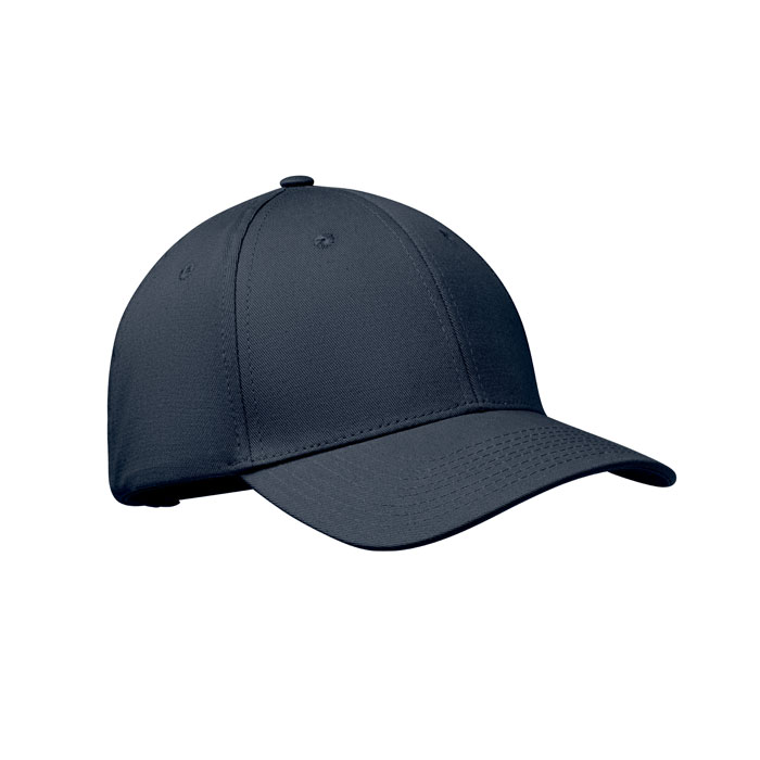 Baseball-cap-met-metalen-gesp-Twill-katoen-280-gm-bedrukken-donkerblauw