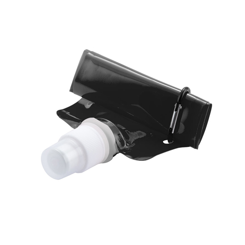Opvouwbare-waterzak-PET-400-ml-bedrukken-zwart