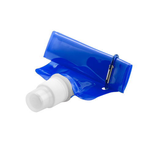 Opvouwbare-waterzak-PET-400-ml-bedrukken-blauw