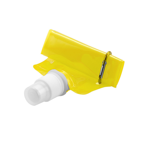 Opvouwbare-waterzak-PET-400-ml-bedrukken-geel