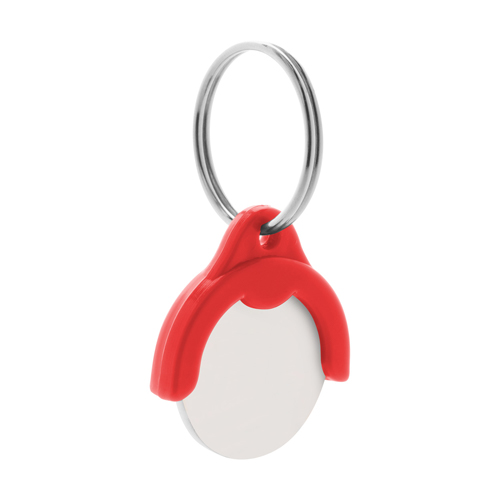 Custom-made-winkelwagenmuntje-sleutelhanger-bedrukken-rood