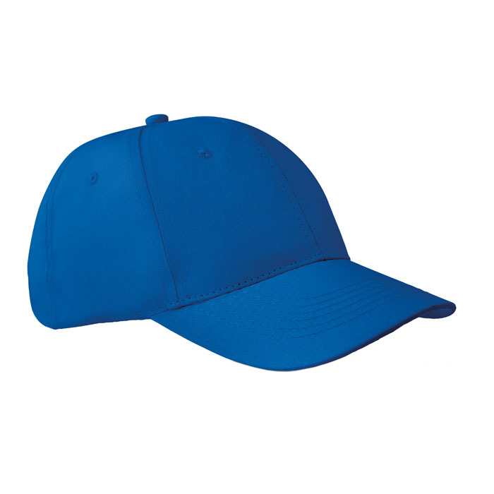 Baseball-pet-met-klittenbandsluiting-Twill-katoen-160-gm-bedrukken-blauw