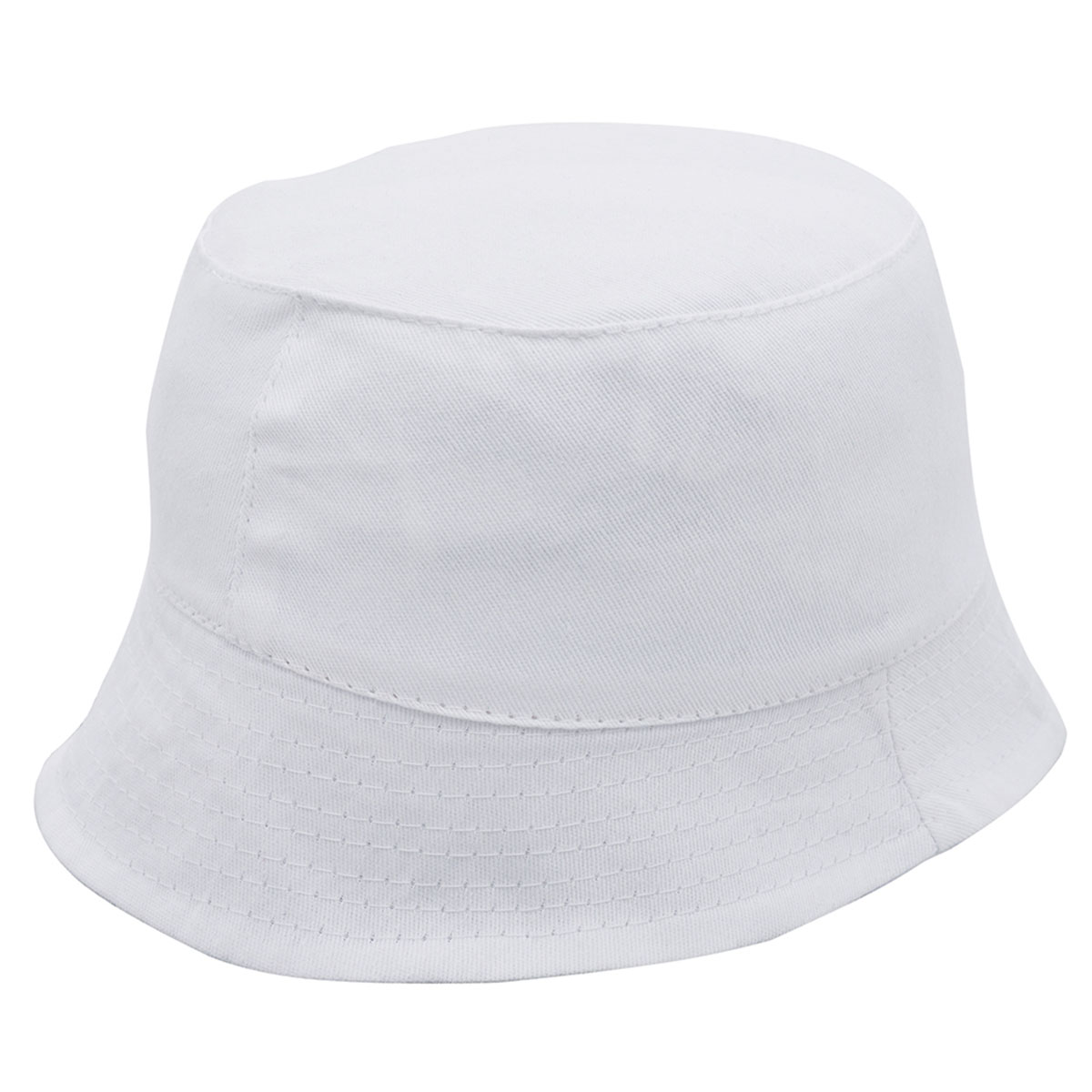 Zonnehoedje-one-size-Unisex-Katoen-bedrukken-wit