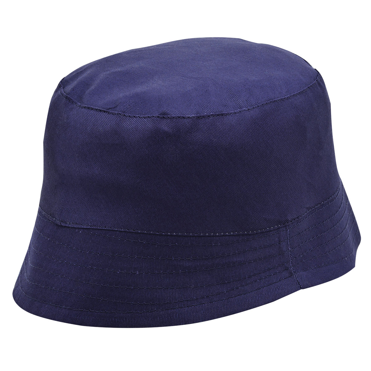 Zonnehoedje-one-size-Unisex-Katoen-bedrukken-donkerblauw