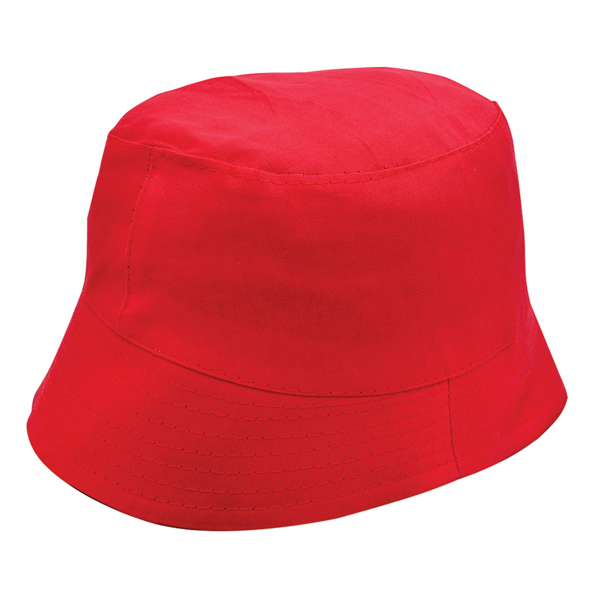 Zonnehoedje-one-size-Unisex-Katoen-bedrukken-rood