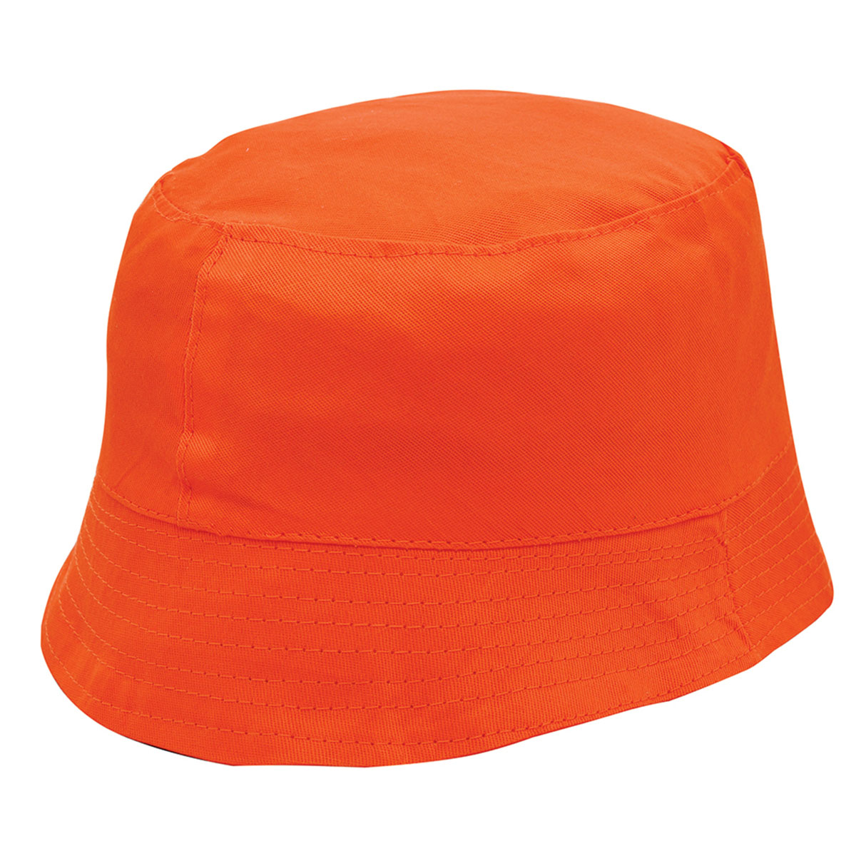 Zonnehoedje-one-size-Unisex-Katoen-bedrukken-oranje
