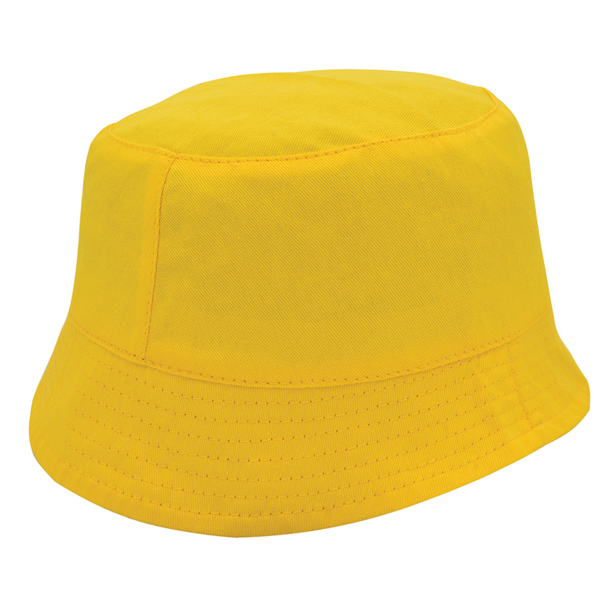Zonnehoedje-one-size-Unisex-Katoen-bedrukken-geel