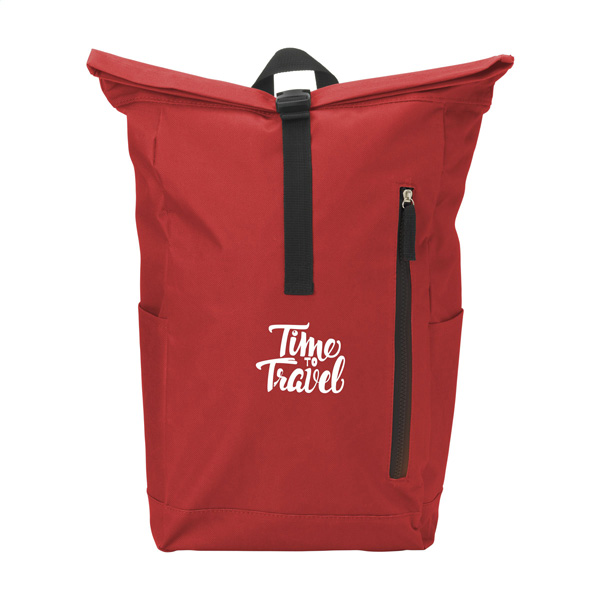 Roll-top-rugzak-Polyester-600D-18-liter-bedrukken-rood