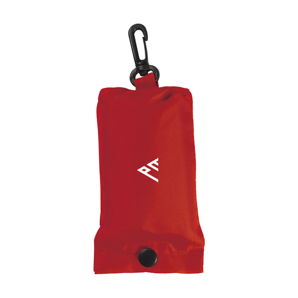 Opvouwbare-winkeltas-met-karabijnhaak-190T-polyester-bedrukken-rood
