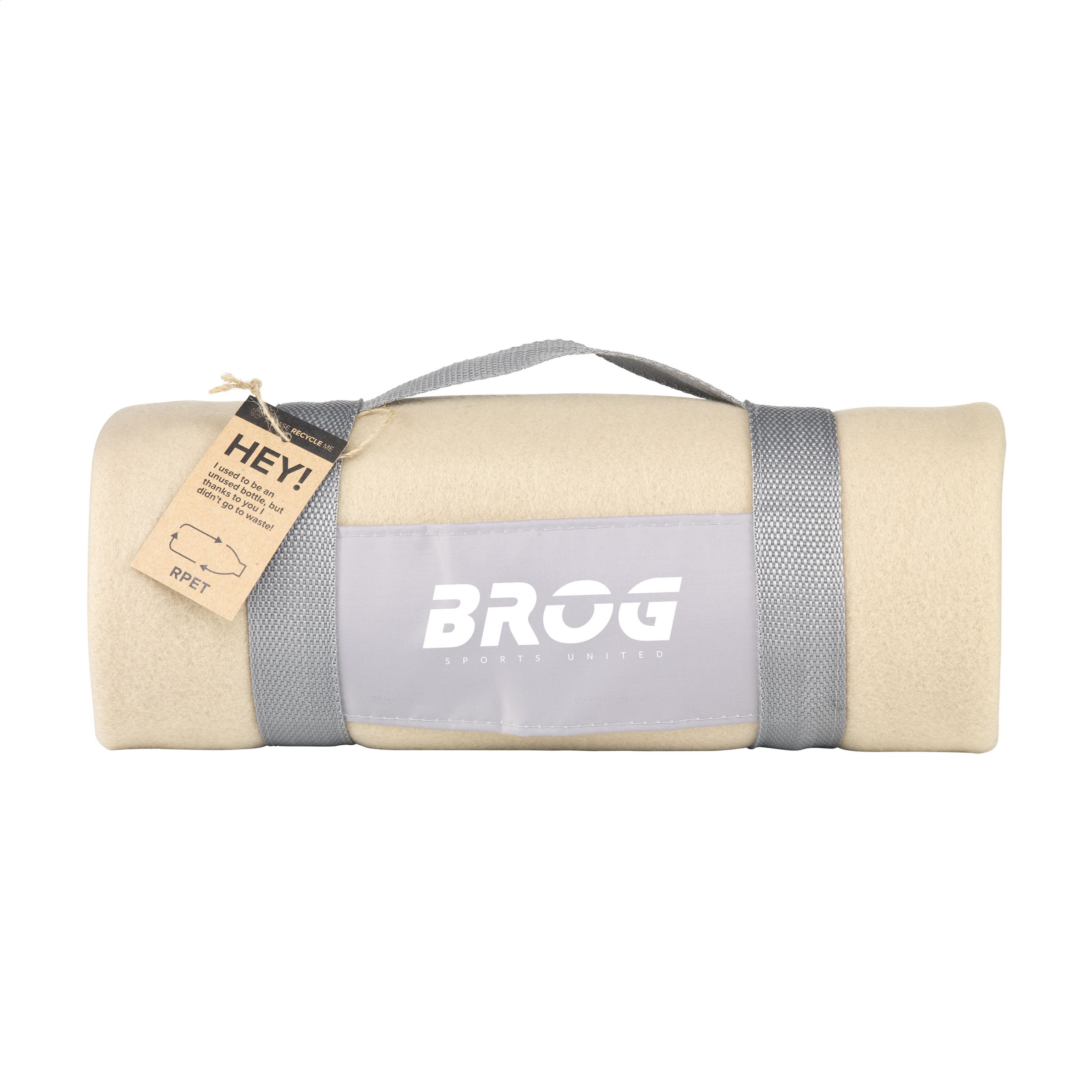RPET-fleecedeken-met-draaglus-120-x-150-cm-180-gm-bedrukken-beige