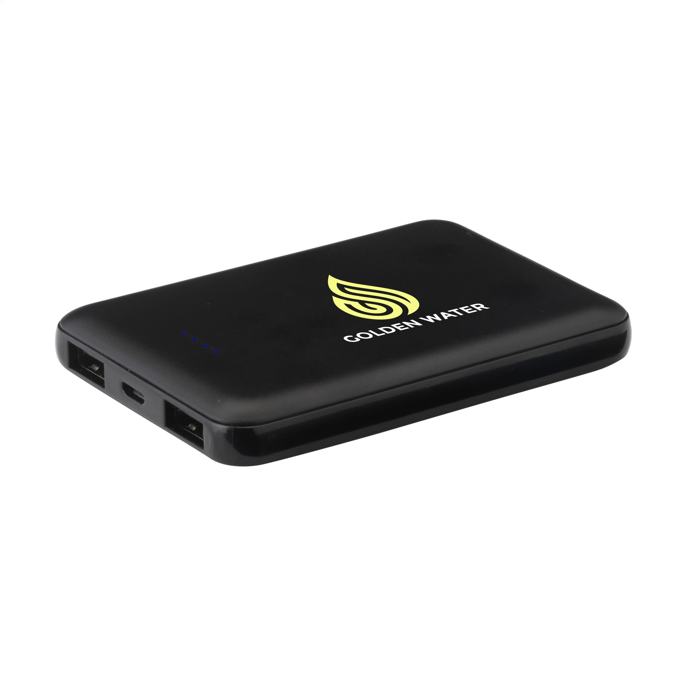Powerbank-gerecycled-ABS-5000-mAh-bedrukken-zwart