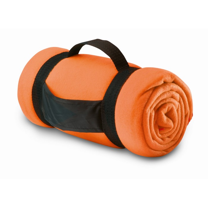Fleecedeken-met-handvat-120-x-150-cm-180-gm-bedrukken-oranje