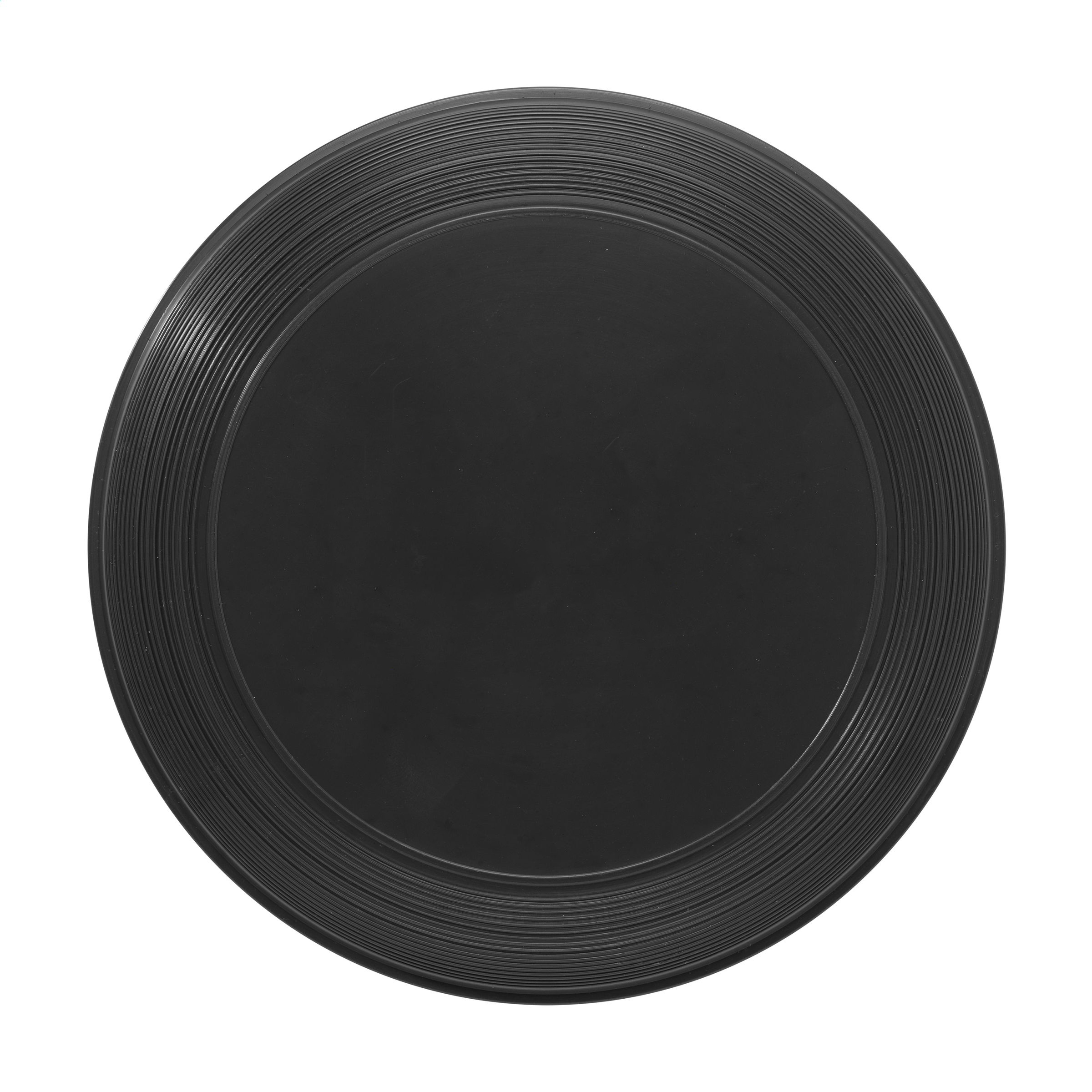 Frisbee-Gerecycled-kunststof-215-cm-bedrukken-zwart