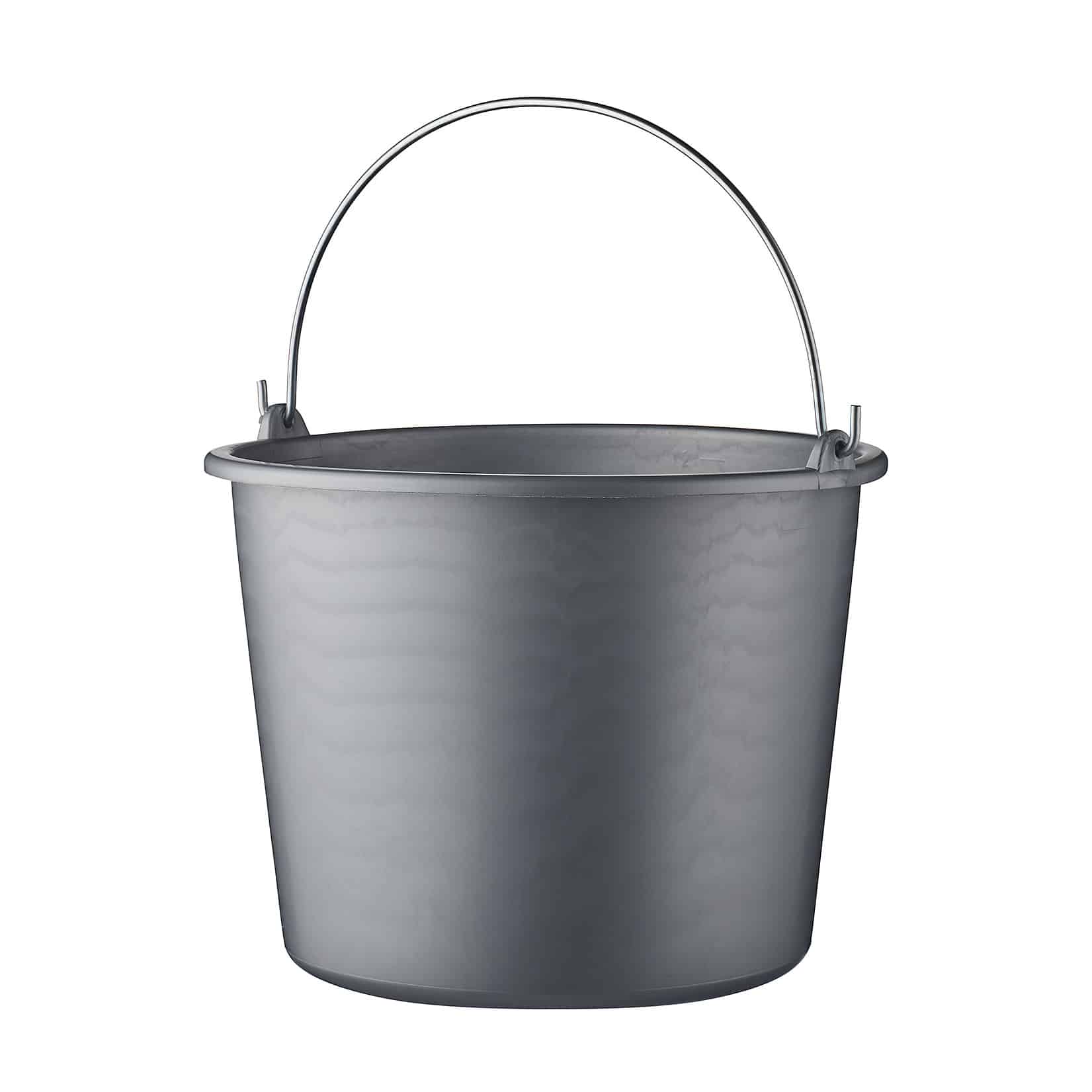 Emmer-Gerecycled-kunststof-12-liter-bedrukken-grijs