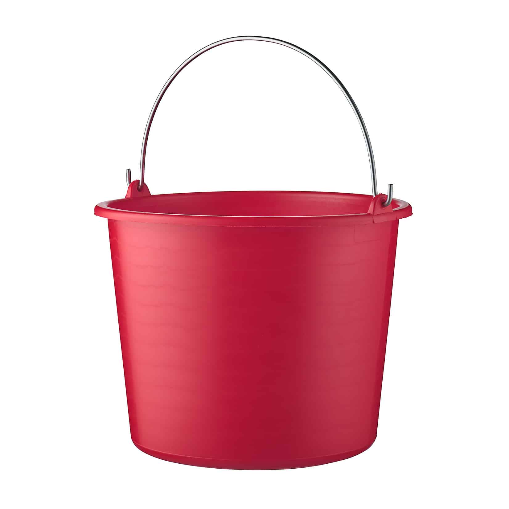 Emmer-Gerecycled-kunststof-12-liter-bedrukken-rood